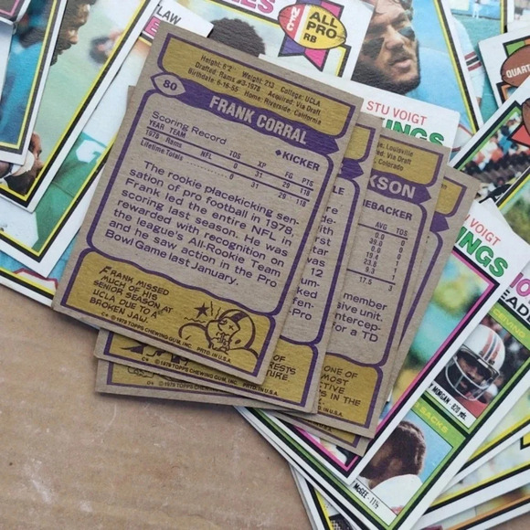 1979 Football Cards - Picture 2 of 5